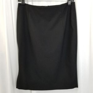 Zara Basic Black Career Pencil Skirt Size 8